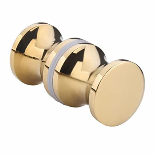 RHALFNDGFM Knöpfe Dusche Glastürgriff, Aluminiumlegierung Türgriff, Poliertes Duschtür Griff für einzelne Glastür Knob Badezimmer Duschkabine