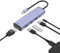 5in1 USB C Hub, Type C Multiport Adapter with 4K HDMI, 3 USB-A, 100W Power Delivery, Aluminum Case USB-C Dongle Compatible with MacBook Pro/Air, iPad Pro, iMac, iPhone 15 Pro/Pro Max, XPS, Thinkpad