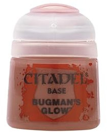 Citadel - Pot de Peinture - Base Bugman's Glow (12ml) - Jeu de Société - Peinture pour Miniatures - Age 18+
