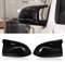 FanPaYY Auto Spiegelkappen 1 Paar Car Mirror Caps Seitenspiegel Abdeckungen Tür Außenspiegelkappe Rückspiegelkappe für B-MW X3 F25 X6 F16 X4 F26 X5 F15 2014-2018 - Helles Schwarz