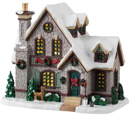 Lemax Christmas Village White Christmas Battery Operated Led - 45235