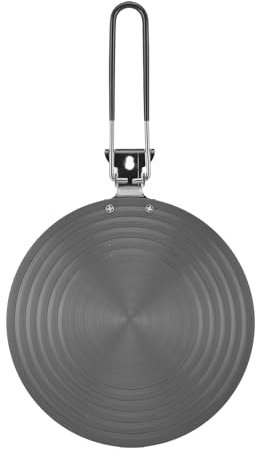 Heat Conduction Plate Aluminum Alloy Stove Top Heat Diffuser Reducer Flame Induction Cooktop Adapter Plate with Detachable Handle for Kitchen (28cm)