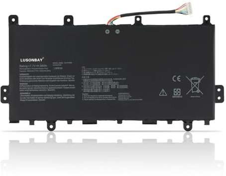 LUSONBAY C21N1808 Laptop Battery For Asus Chromebook C423 C523 C423NA C523NA C423NA-EB C423NA-BZ C523NA-A2 C423NA-RH91T-CB C523NA-DH02 C523NA-EJ0052 C423NA-BV0078 C523NA-A20105 7.7V 38WH