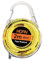 Mini Key chain Tape Measure 2m Stahlband Measure Zarte kleine Stahl-Herrscher Mehrzweck-Stahlband-Maß-Geschenk-Herrscher (Gelb)