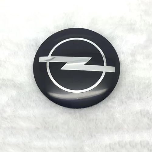 4 Stück Auto Radnabenkappen Aufkleber für Opel 56MM, Radnabendeckel Aufkleber Auto Nabendeckel Aufkleber Nabenkappen Aufkleber,B
