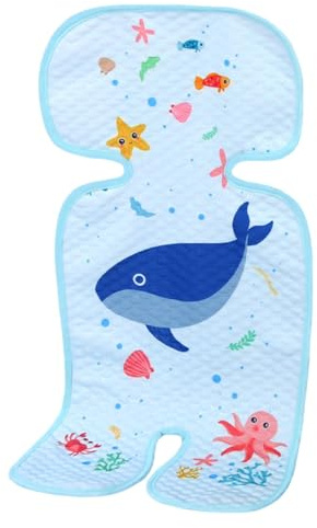 Kühlkissen für Kinderwagen, atmungsaktive Kinderwagenmatte, Sommer | Eiskissen, hält Kleinkinder kühl, kühlende Einlagen für Kinderwagen, Autositze, Hochstuhl