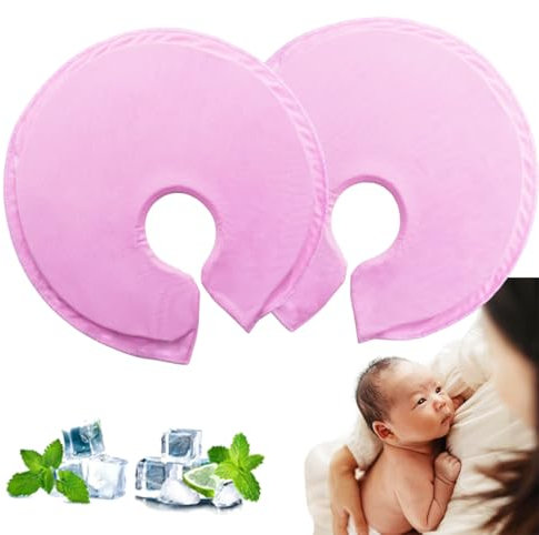 Heißes und kaltes Stillkissen, Gelperlen-Brustbehandlungsset, Brustbehandlung, Eisbeutel, wiederverwendbarer Brusteisbeutel, Stillzubehör, Stilllinderung, Schwellungen, Brustbehandlungs-Set