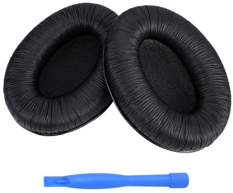 Ear Pads Replacement for Sennheiser HD280/HD280-13/HD280-Pro/HD281/HMD280/HMD280 Pro/HMD280-13/HMD281/HMD281 Pro Headphones by MMOBIEL - Memory Foam and Protein PU Ear Pad Cushions - Black
