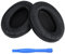 Ear Pads Replacement for Sennheiser HD280/HD280-13/HD280-Pro/HD281/HMD280/HMD280 Pro/HMD280-13/HMD281/HMD281 Pro Headphones by MMOBIEL - Memory Foam and Protein PU Ear Pad Cushions - Black