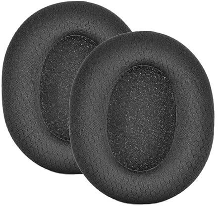 umvowuxa BlackShark Ersatz-Ohrpolster kompatibel mit Razer blackShark V2 Pro Kopfhörern,Ohrpolster aus atmungsaktivem Netzmaterial für kühle und komfortable(schwarz)