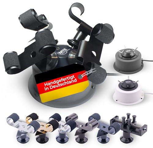 MTE Bewegungstechnik Uhrenbeweger (WTS 4 Weiß) bis zu 4 Uhren – Elektronisch gesteuerte Rotation und Pausen – Uhrenbeweger für Automatikuhren – leiser Watch Winder – Made in Germany