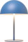Northpoint LED Metall Akku Tischlampe in Pilzform 28cm hoch Touch-Schalter Outdoor Lampenschirm Terassenleuchte Blau