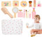 Kinder Design Schmink-Set Mit Kosmetiktasche Inkl. Make-up, Spiegel, Parfüm, Kosmetikkoffer Zum Rollenspiel, Geschenke Ab 3 4 5 Jahre Mädchen