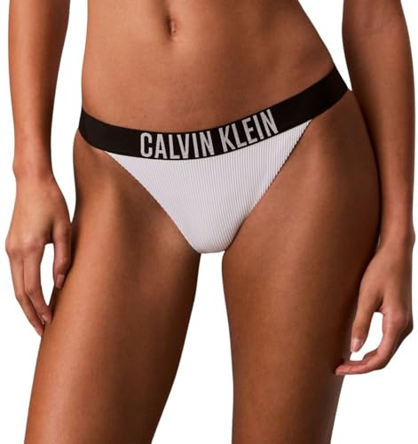 Calvin Klein Damen Brazilian LV00Q61213 Badehose, Weiß (Classic White), XS