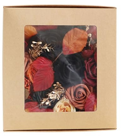 Whltzf Künstliche Blumenkasten, Blumensträuße, Tischdekoration, Arrangement, Babypartys, Dekoration für und Dekorationen, Seidenblumen