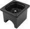 Acouto Stainless Steel Pitcher Rinser Efficient Automatic Washing Machines for Bar Cafe Restaurant Kitchen Sink Black Black (Small)