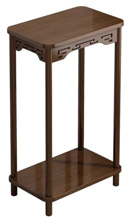 Yajuer Pflanzenständer Aus Holz für Den Innenbereich, Eckregal für Pflanzen, Vertikaler Holz Organizer für Terrasse, Garten, Wohnzimmer(30*30*88cm)