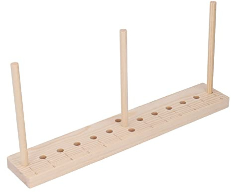RASTKY Schleifenmacher aus Eichenholz mit Nadeln und Stöcken. Basteln von Schleifen Zum Selbermachen, Geschenkverpackungen, Dekorationen und Partys