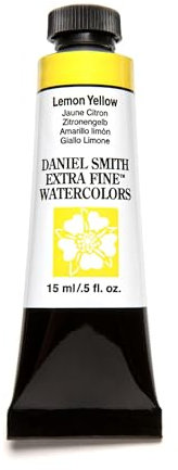 DANIEL SMITH Tube de peinture aquarelle extra fin 15 ml, jaune citron