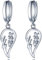 Unendlich U Fashion 925 Sterling Silber Damen Ohrhänger Engelflügel Zirkonia Ohrringe Earrings