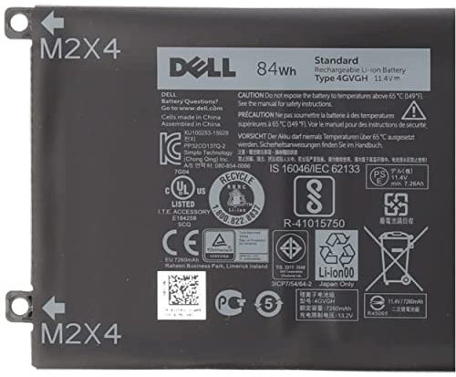 Dell PART4YOU Extended Battery 84Wh 6 Cell XPS 15 9550 Precision 15 5510 Type: 4GVGH 1P6KD T453X