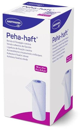 Peha-haft Die kohäsive, elastische Fixierbinde mit dem zweifachen Hafteffekt.Spar-Set 2x (10 cm x 4 m)4 m lang