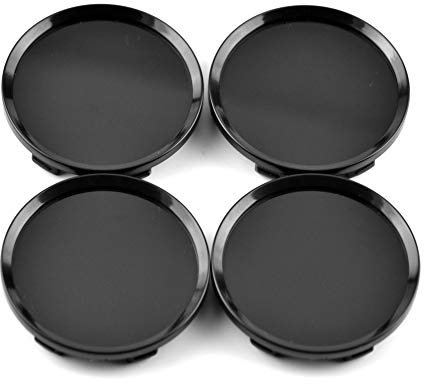 Rhinotuning 4 cache-moyeux 64 mm OD 64 mm ID 61 mm Cache moyeu de roue Noir