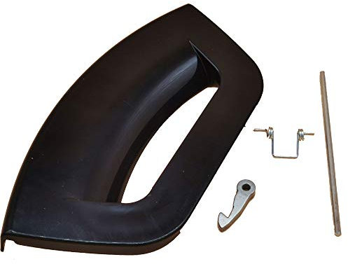 Marel Shop® - Maniglia oblò grigio scuro per lavatrice compatibile con Indesit Ariston