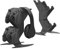 NBCP Headphone Stand, Game Controller Stand Holder for Desk, Storage Organizer for Xbox Series, Xbox One, PS5, PS4, Switch Universal Controller and Headset Stand Gaming Accessories, Black
