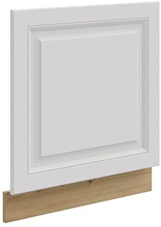 Frontblende für integrierten Geschirrspüler 60 cm Stilo Weiß + Eiche Artisan