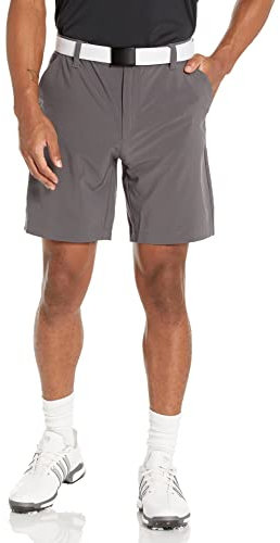 Mossy Oak Men's Standard, Dry Fit, Stretch Golf Shorts, Charcoal, X-Large