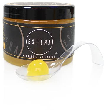 Esfera Mixología Molecular - Esferificaciones Kit con Alginato de Sodio - Cocteles Preparados - Kit 1 Sabor de Cocteleria - Kit Gin Tonic Regalo Original Gourmet - Tonica de Corte Molecular