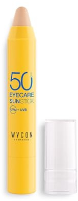 WYCON cosmetics Eyecare Sun Stick 50 SPF MEDIUM – Sonnenstick für die Augen wasserfest mit Vitamin E und Hyaluronsäure