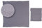 ULLENBOOM ® Babybettwäsche 80x80 cm Musselin Grau - 2 Teile (komplett): Baby Bettwäsche 80x80 cm & Kissenbezug 35x40 cm, Baby Bettset für das Babybett aus 100% Baumwolle
