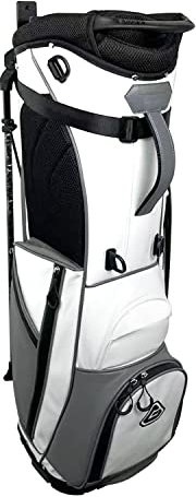HUNYUITEY Golf Bag Storage Rack - Wall Mount Garage Organizer for Golf Bag, Hang Golf Bag Off Floor, Practical and Mighty Rack, Golf Bag Holder for Garage, Home, Basement (1)