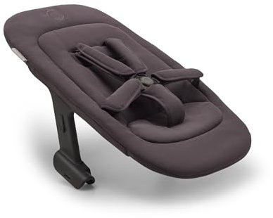 Bugaboo Giraffe Neugeborenen-Set für Bugaboo Giraffe Hochstuhl und Wippe, für Babys von 0 bis 6 Monate, mit Sicherheitsanzeigen und 5-Punkt-Gurt, ergonomisches Design, einfach zu reinigen, Grau