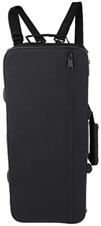 Instrumentalrucksack Trompete Musiktaschen Abdeckung Kornett Rucksack Schwarz Nylon