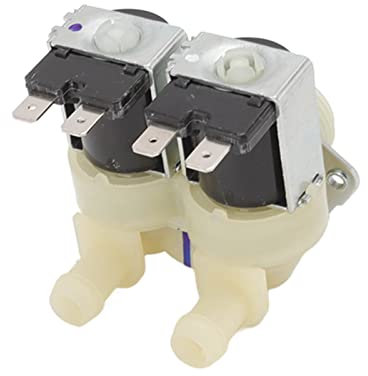 Washing Machine Valve, Washing Machine Connector, Double Head Washing Machine Water Valve ABS Water Inlet Valve Washing Machine Inlet Hose for Washing Machines