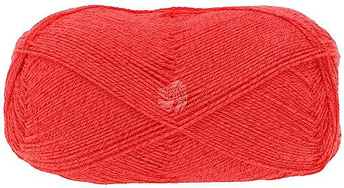 LANA GROSSA Meilenweit Cotone Vegano| Die Alternative ohne tierische Fasern | Handstrickgarn aus 76% Baumwolle, 14% Polyamid & 10% Polyester | 100g Wolle zum Stricken & Häkeln | 420m Garn FB8