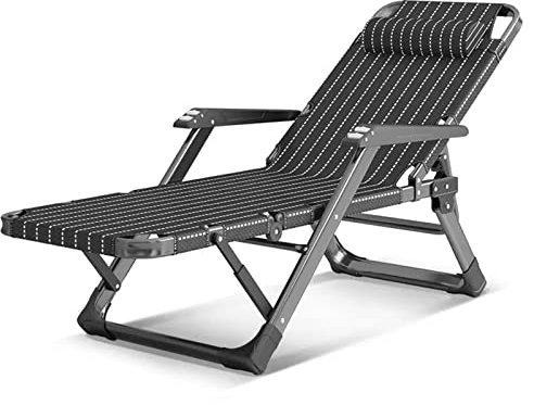 SXBHDM Gartenliege Sonnenliege Extrabreit Liegestühle Klappbar Gartenstuhl Relaxliege Saunaliege Liegender Recliner für Kinder Erwachsene Hoch Senioren Außenbereich Pool Terrasse