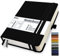 Mlife A5 liniert Journal Notizbuch,360 Seiten Und 100g/M² Tintenfestes Papier,Hardcover Collegeblock Notizblock,Notizbücher Mit Falttasche Für Büro Schule Zuhause Schreiben&Notizen(Schwarz)