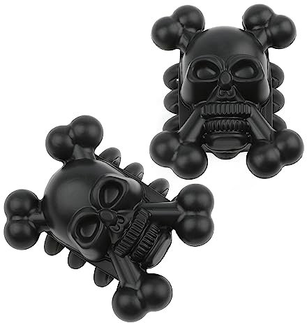 wolfman Bogenschießen Compound Bogen Gliedmaßen Stabilisator Gummi Dämpfer Schalldämpfer Outdoor-Jagd-Zubehör für Compound Bogen (1 Paar) (Schwarz)