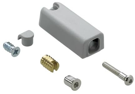 Hettich Zuhaltung WingLine L, 9264191 Bodenrücksprung 3mm Kunststoff grau