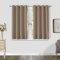 CUCRAF Vorhang Blickdicht Thermovorhang Kälteschutz 2er Set H137 x B132 cm Verdunklungsvorhänge Khaki Gardinen mit Ösen, Weich und Langlebig Schallschutz Vorhang für Schlafzimmer Wohnzimmer