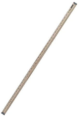 Amagogo Meter Sticks Lineal Schneider Holz Mehrzweck Praktisches Zubehör Tragbare 1M Metrische Kleidung Messen Gerade für Büro