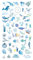 Zeayebsr 50 Stück Meerestiere Aufkleber Wasserflaschen Laptop Telefon Gitarre Skateboard Computer Koffer Fahrrad Meereswelt Vinyl Stickers Wasserdicht Ästhetisch Aufkleber für Jugendliche Kinder