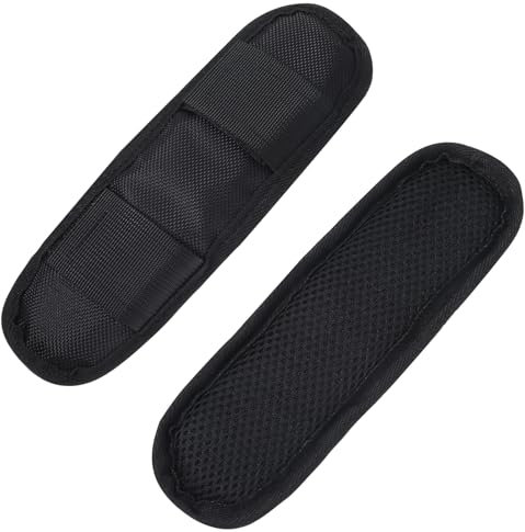 2 Pcs Shoulder Strap Black Replacement Shoulder Strap Removable Luggage Shoulder Pad Shoulder Straps for Bags Backpacks Laptop Computer Guitar Strap Pad