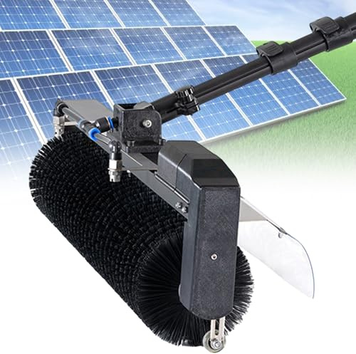 vnmudzeo Automatische RotationsbüRste Und Wassergespeiste Stange, 3,5 M, 5,5 M, 7,5 M, 360° Verstellbarer Winkel, Tragbares Elektrisches WaschgeräT FüR Solarpanels,7.5/24.6ft