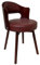 Moderner 360° drehbarer Esszimmerstuhl, Leder, gepolstert, ergonomischer Stuhl für Lounge, Büro, Schminktisch, roter Esszimmerstuhl