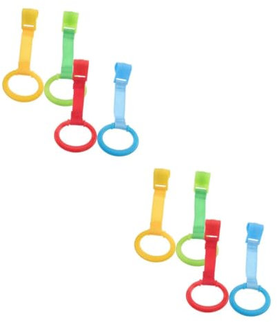 KOMBIUDA 2sets Infant Pull Baby Aufstehen Kindergarten Pull Baby Bett Hand Robust Lernen Werkzeug 4 Stücke * 2